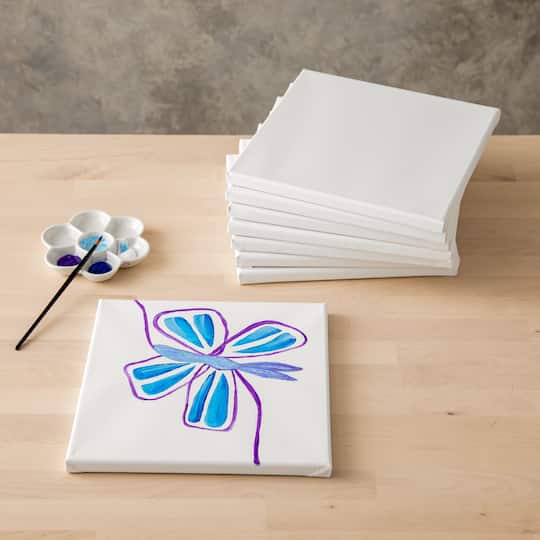 8 Pack 10" x 10" Super Value Canvas by Artist's Loft®